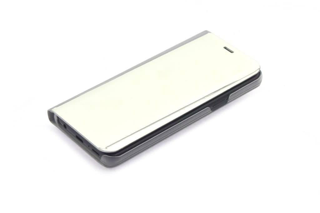 Zilver hoesje Samsung Galaxy S9 Book Case - Pasjeshouder - Magneetsluiting (G960), foto 2 van 6