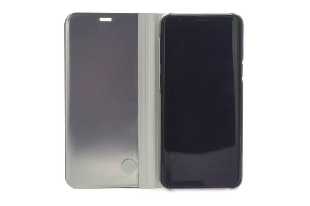Zilver hoesje Samsung Galaxy S9 Book Case - Pasjeshouder - Magneetsluiting (G960), foto 5 van 6