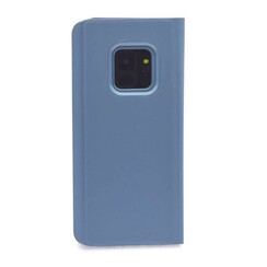 Samsung Galaxy S9 Kartenhalter Blau Book-Case hul -Magnetverschluss - Kunststof;TPU