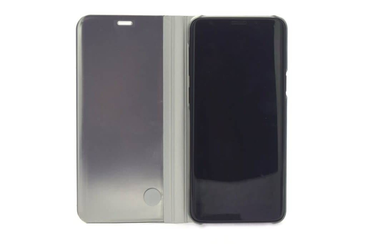 Zilver hoesje Samsung Galaxy S9 Book Case - Pasjeshouder - Magneetsluiting (G960) Zilver hoesje Samsung Galaxy S9 Book Case - Pasjeshouder - Magneetsluiting (G960)