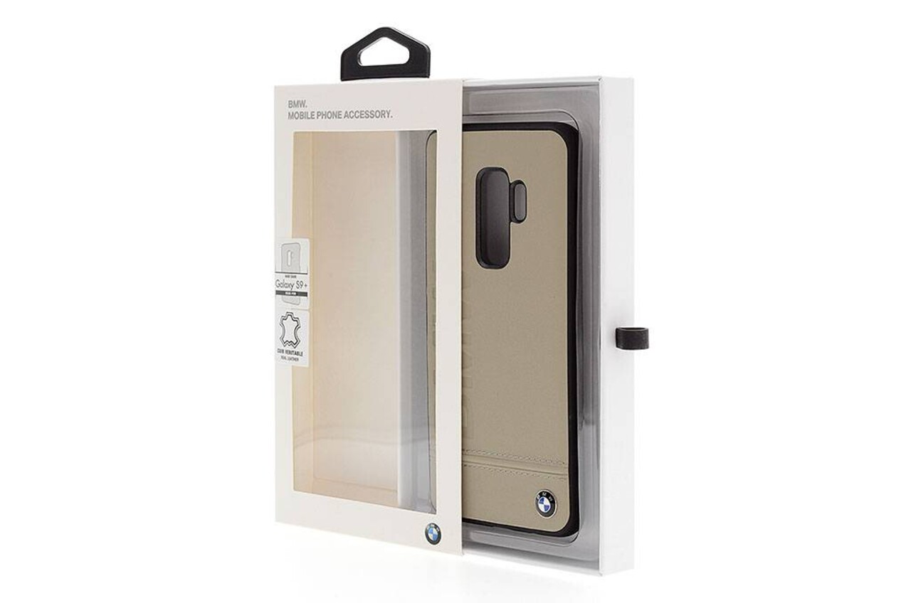 BMW BMW silicon coque Hardcase pour Galaxy S9 Plus - Taupe (3700740426456)