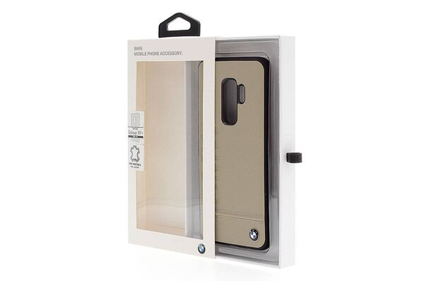 BMW BMW silicon coque Hardcase pour Galaxy S9 Plus - Taupe (3700740426456)