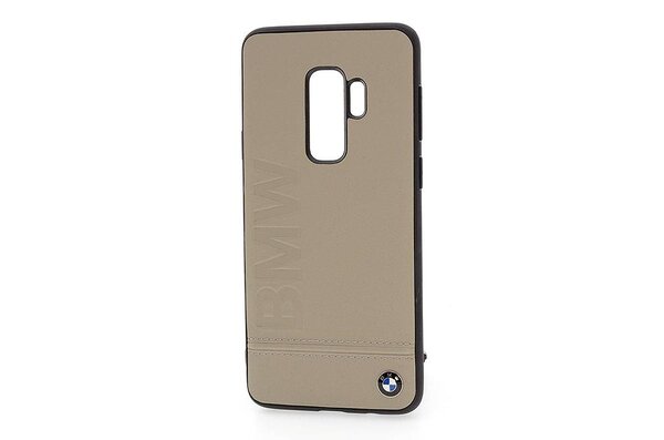 BMW BMW silicon coque Hardcase pour Galaxy S9 Plus - Taupe (3700740426456)