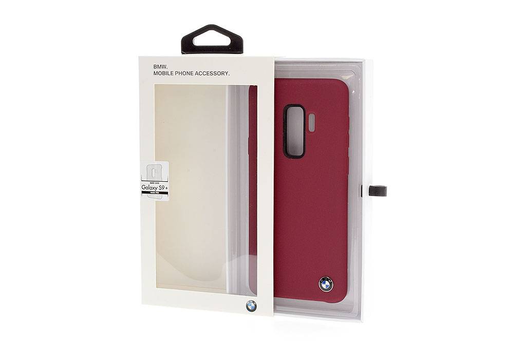 BMW BMW Backcover voor Samsung Galaxy S9 Plus - Rood