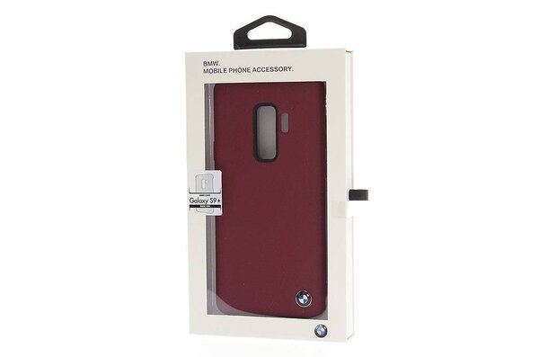 BMW BMW silicon coque Hardcase pour Galaxy S9 Plus - Rouge (3700740426647)