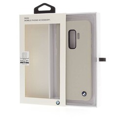BMW Silikonhülle Hardcase für Galaxy S9 Plus - Taupe (3700740426609)