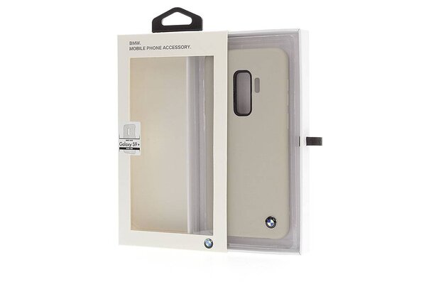 BMW BMW silicon coque Hardcase pour Galaxy S9 Plus - Taupe (3700740426609)