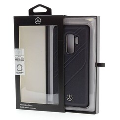 Mercedes-Benz Silikonhülle New Organic für Galaxy S9 Plus - Navy (3700740428900)