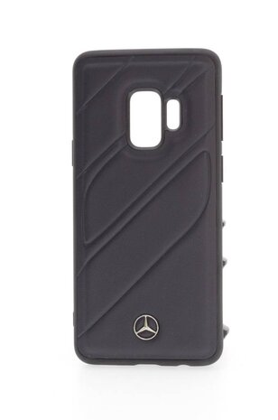 Mercedes-Benz Mercedes-Benz silicon coque New Organic pour Galaxy S9 - Navy (3700740428894)