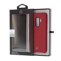 Mercedes-Benz Silikonhülle Liquid Silicon für Galaxy S9 Plus - Rot (3700740428702)