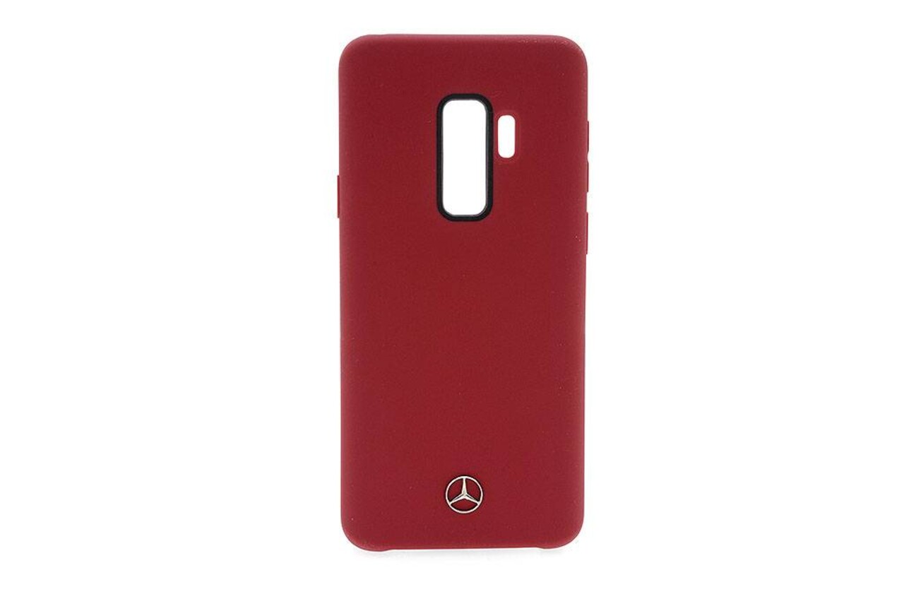 Mercedes-Benz Mercedes-Benz silicon back cover Liquid Silicon for Galaxy S9 Plus - Red (3700740428702)