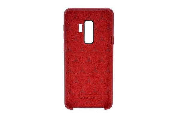Mercedes-Benz Mercedes-Benz silicon coque Liquid Silicon pour Galaxy S9 Plus - Rouge (3700740428702)