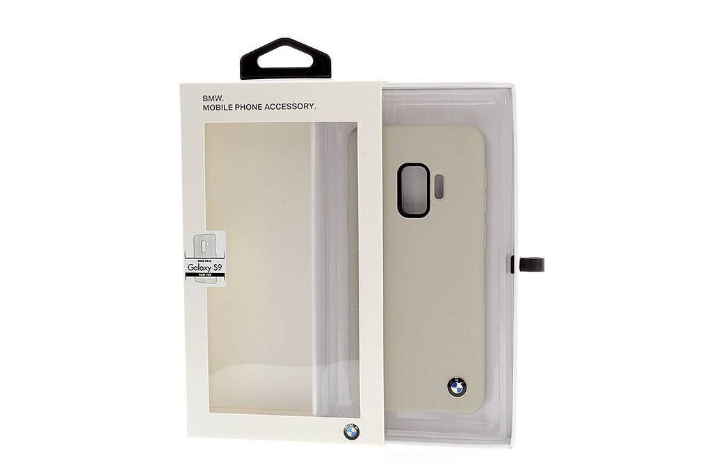 BMW BMW Back cover voor de Samsung Galaxy S9 - Taupe