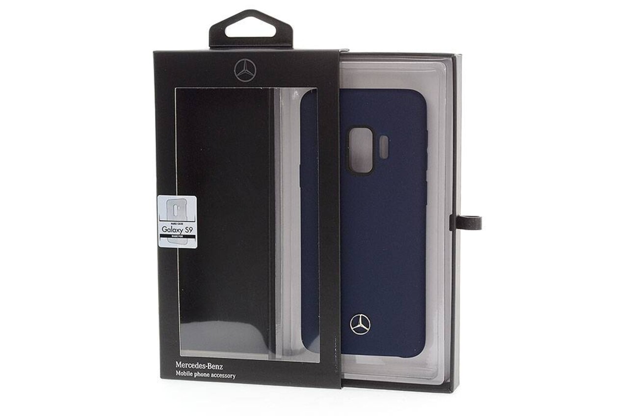 Mercedes-Benz Mercedes-Benz silicon coque Liquid Silicon pour Galaxy S9 - Navy (3700740428658)