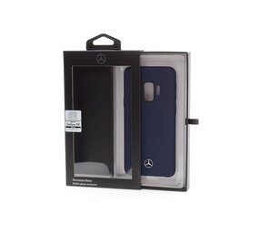 Mercedes-Benz Mercedes-Benz silicon back cover Liquid Silicon for Galaxy S9 - Navy (3700740428658)