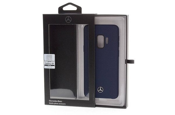 Mercedes-Benz Mercedes-Benz silicon back cover Liquid Silicon for Galaxy S9 - Navy (3700740428658)