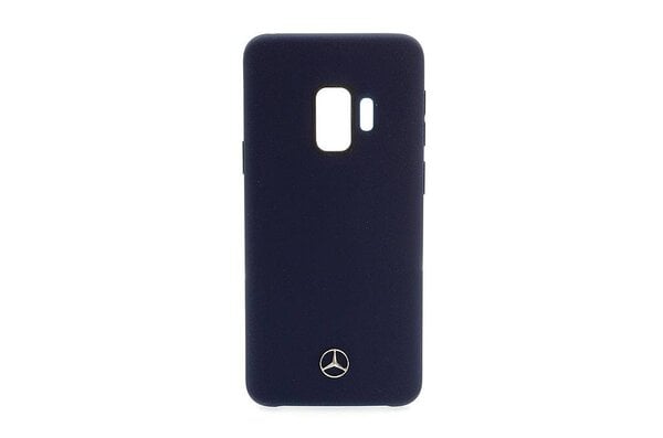 Mercedes-Benz Mercedes-Benz silicon back cover Liquid Silicon for Galaxy S9 - Navy (3700740428658)