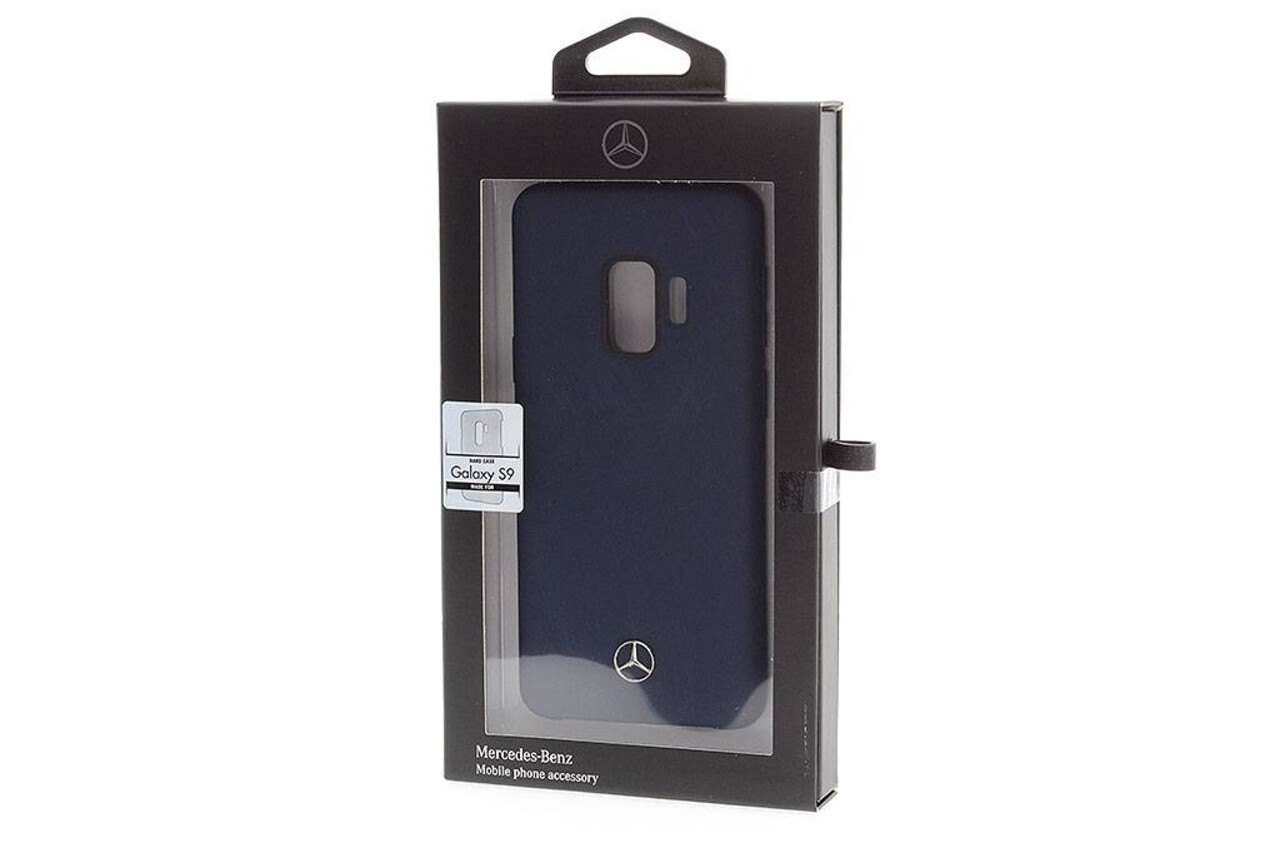 Mercedes-Benz Mercedes-Benz silicon back cover Liquid Silicon for Galaxy S9 - Navy (3700740428658)