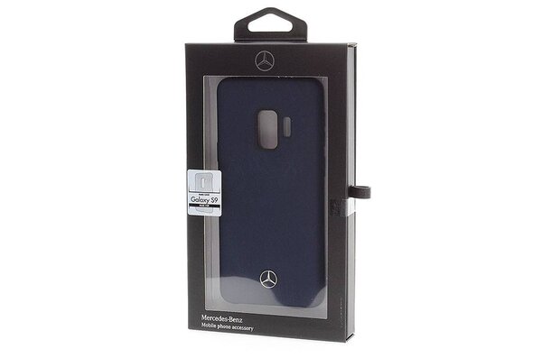 Mercedes-Benz Mercedes-Benz silicon coque Liquid Silicon pour Galaxy S9 - Navy (3700740428658)