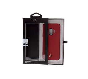 Mercedes-Benz Mercedes-Benz silicon back cover Liquid Silicon for Galaxy S9 - Red (3700740428696)