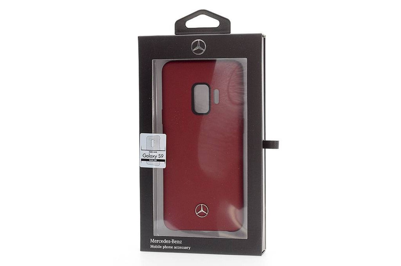 Mercedes-Benz Mercedes-Benz silicon back cover Liquid Silicon for Galaxy S9 - Red (3700740428696)