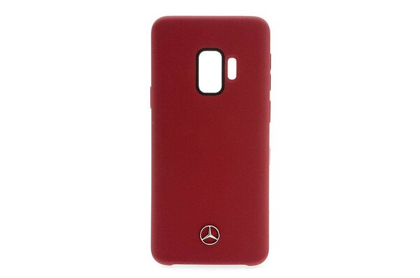 Mercedes-Benz Mercedes-Benz silicon back cover Liquid Silicon for Galaxy S9 - Red (3700740428696)