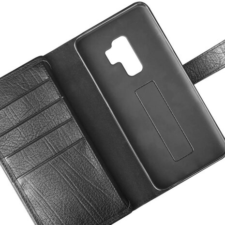 Pierre Cardin Pierre Cardin Zwart hoesje Galaxy S9 Plus - Book Case - Stijlvol - Leer - Luxe cover Pierre Cardin Pierre Cardin Zwart hoesje Galaxy S9 Plus - Book Case - Stijlvol - Leer - Luxe cover