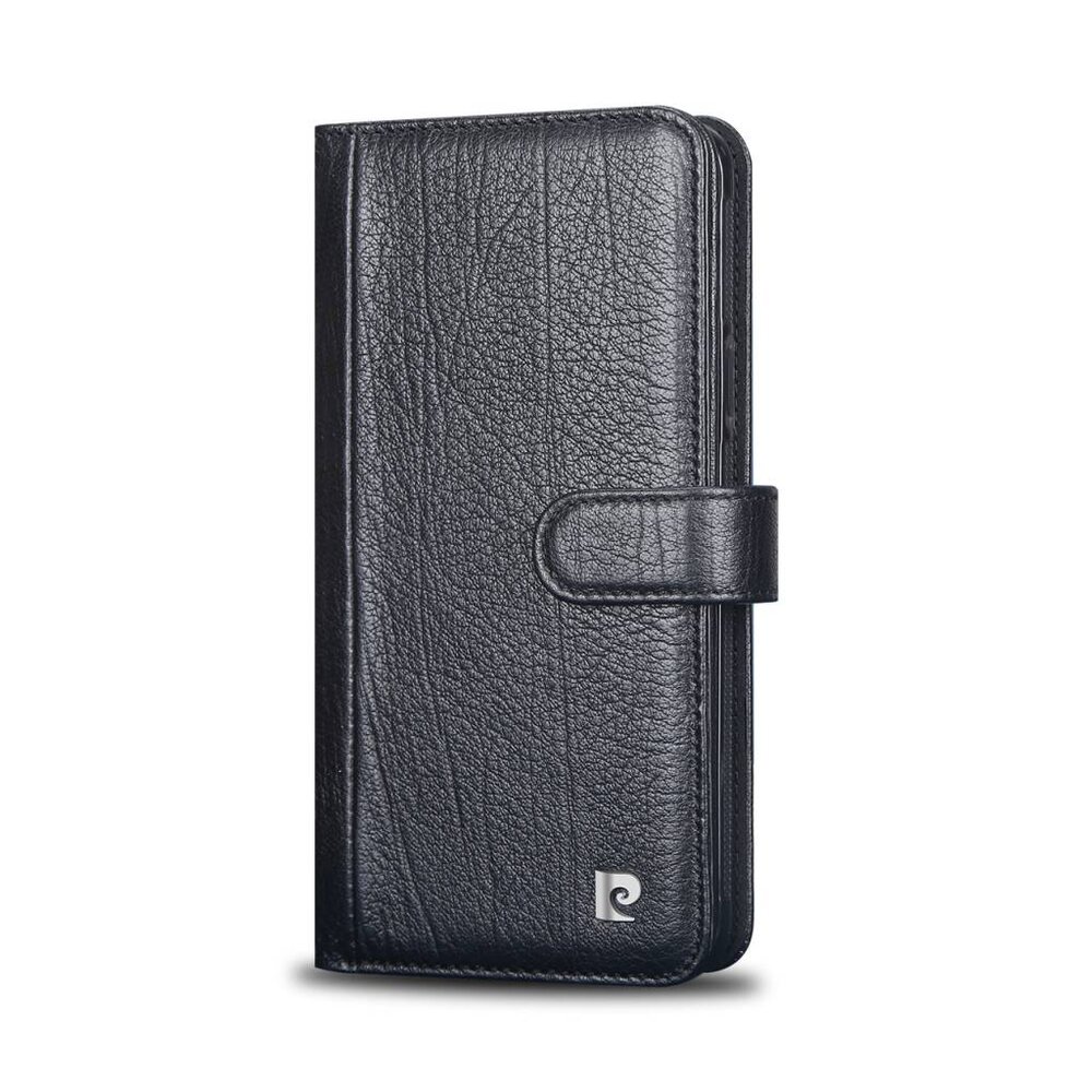 Pierre Cardin Pierre Cardin Zwart hoesje Galaxy S9 Plus - Book Case - Stijlvol - Leer - Luxe cover Pierre Cardin Pierre Cardin Zwart hoesje Galaxy S9 Plus - Book Case - Stijlvol - Leer - Luxe cover