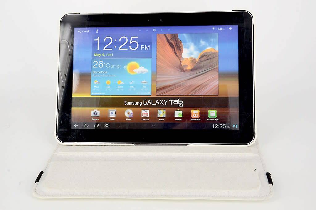 Samsung Wit Book Case Tablet voor Galaxy Tab 2 10.1, foto 2 van 4