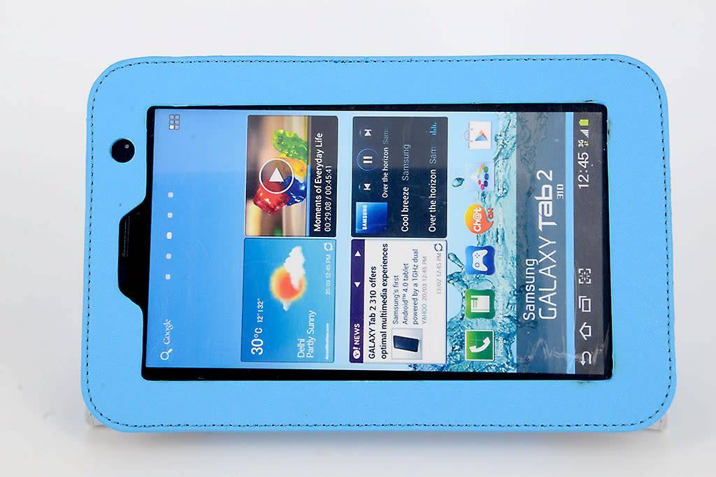 Samsung L Blauw Book Case Tablet voor Galaxy Tab 2 7.0, foto 2 van 4