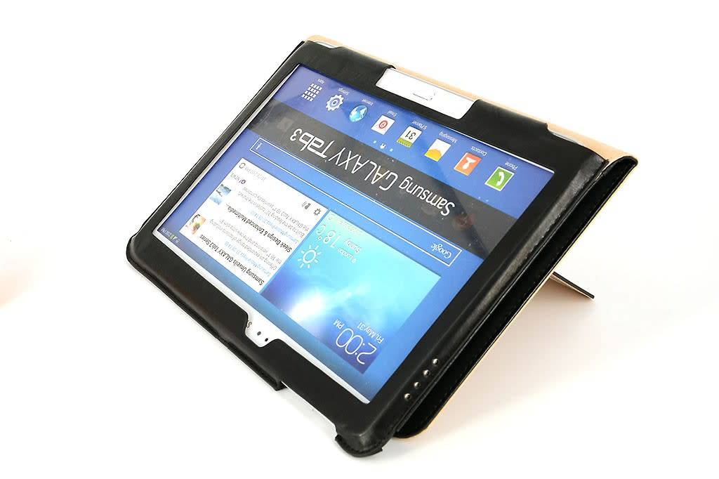Samsung Zwart Book Case Tablet voor Galaxy Tab 3, foto 2 van 4