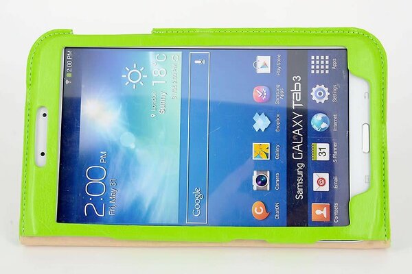 Samsung Groen Book Case Tablet voor Galaxy Tab 3 8.0 Samsung Groen Book Case Tablet voor Galaxy Tab 3 8.0