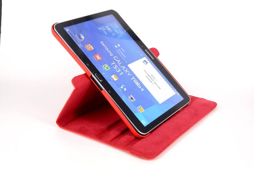 Samsung Rood Book Case Tablet voor Galaxy Tab 3 10.0, foto 2 van 5