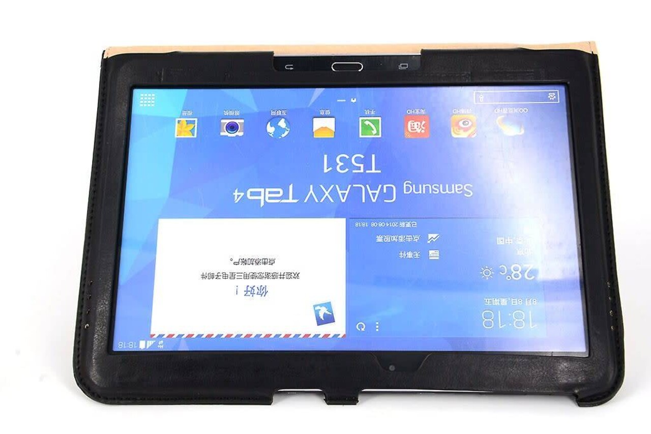 Samsung Zwart Book Case Tablet voor Galaxy Tab 3 10.1 Samsung Zwart Book Case Tablet voor Galaxy Tab 3 10.1