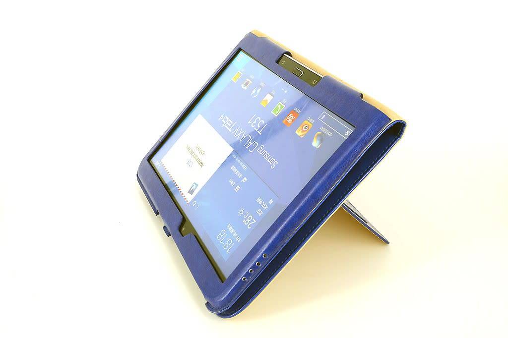 Samsung Blauw Book Case Tablet voor Galaxy Tab 3 10.1, foto 2 van 3