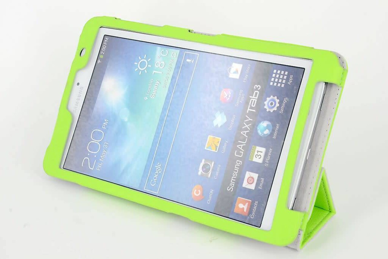 Samsung Groen Book Case Tablet voor Galaxy Tab 3 Samsung Groen Book Case Tablet voor Galaxy Tab 3