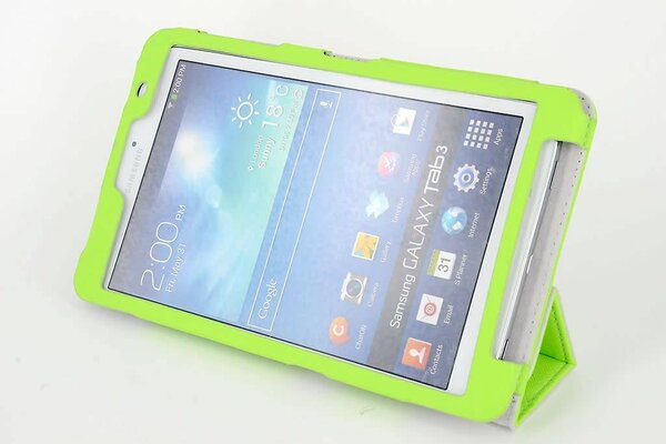 Samsung Groen Book Case Tablet voor Galaxy Tab 3 Samsung Groen Book Case Tablet voor Galaxy Tab 3