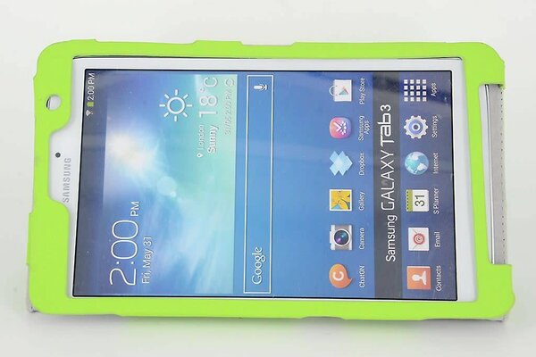 Samsung Groen Book Case Tablet voor Galaxy Tab 3 Samsung Groen Book Case Tablet voor Galaxy Tab 3