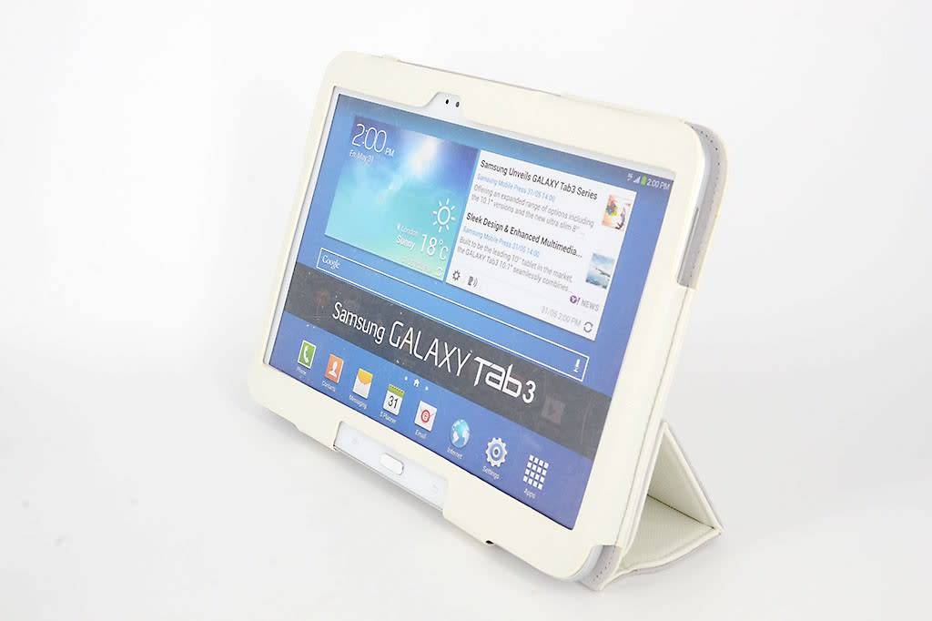 Samsung Wit Book Case Tablet voor Galaxy Tab 3 10.1, foto 3 van 4
