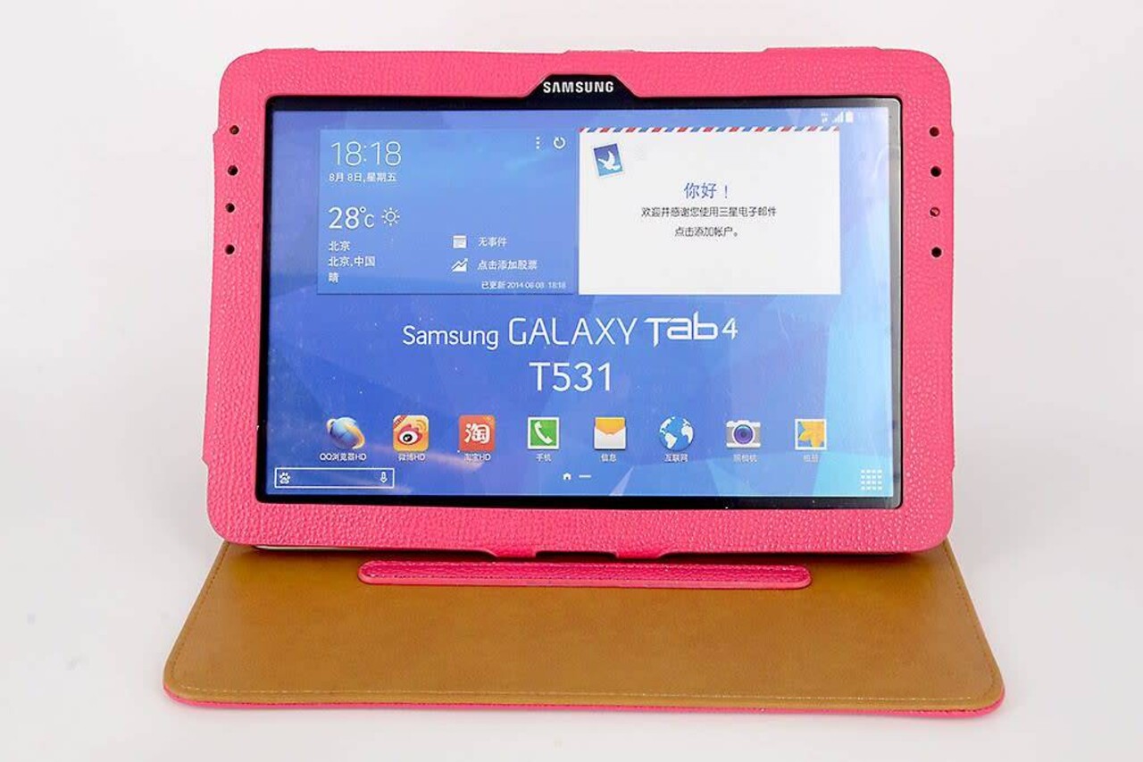 Samsung Roze Book Case Tablet voor Galaxy Tab 2 10.1 Samsung Roze Book Case Tablet voor Galaxy Tab 2 10.1