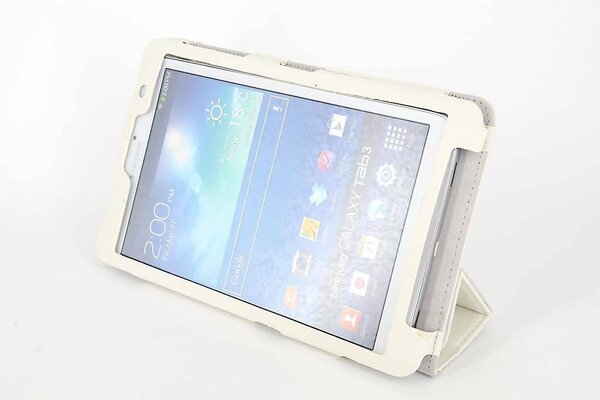 Samsung White Book Case Tablet for Galaxy Tab 3 Samsung White Book Case Tablet for Galaxy Tab 3