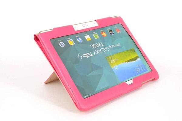 Samsung Roze Book Case Tablet voor Galaxy Tab 3 Samsung Roze Book Case Tablet voor Galaxy Tab 3