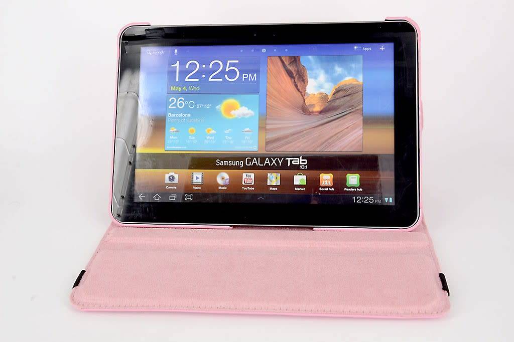 Samsung L Roze Book Case Tablet voor Galaxy Tab 2 10.1, foto 2 van 4