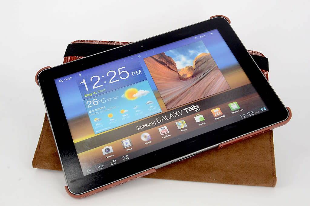 Samsung Bruin Book Case Tablet voor Galaxy Tab 2 10.1, foto 3 van 5
