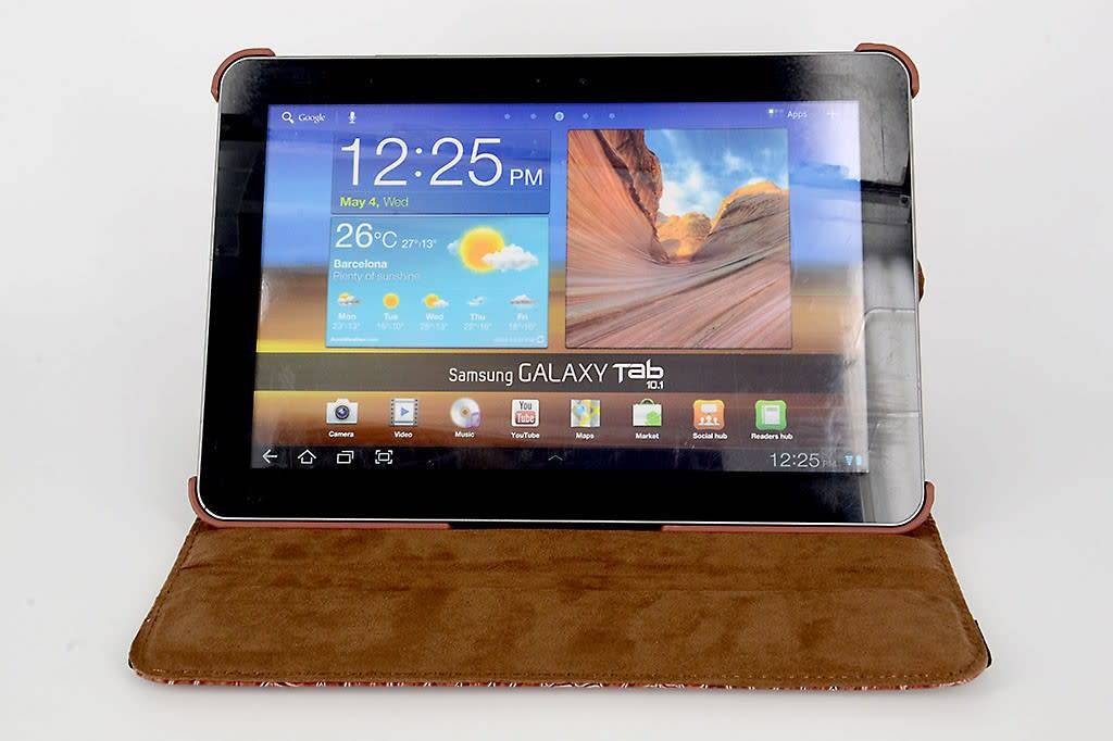 Samsung Bruin Book Case Tablet voor Galaxy Tab 2 10.1, foto 4 van 5