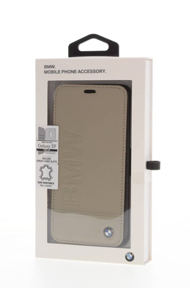 BMW BMW Book-Case Hardcase für Galaxy S9 - Taupe (3700740426463) BMW BMW Book-Case Hardcase für Galaxy S9 - Taupe (3700740426463)
