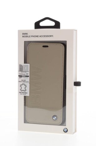 BMW BMW Bruin Galaxy S9 - Book Case - Stijlvol - Leer - Met pashouder BMW BMW Bruin Galaxy S9 - Book Case - Stijlvol - Leer - Met pashouder
