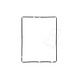 Apple iPad 2 Kunststof Rand Rond Glas - Zwart Apple iPad 2 Kunststof Rand Rond Glas - Zwart