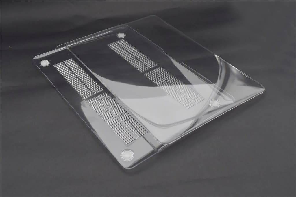 Hardcase laptop voor Macbook New 13.3" Pro touch bar - Transparant (8719273267608), foto 2 van 6