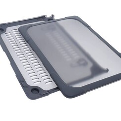 Hardcase laptop voor Macbook 12" Retina - Grijs (8719273272572)